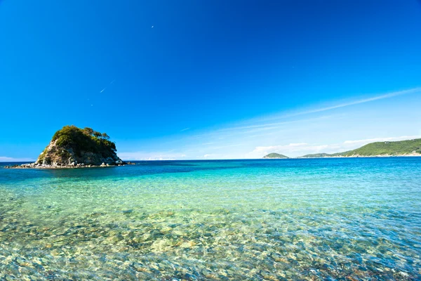 Praia de La Paolina, ilha de Elba . — Fotografia de Stock