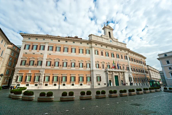 Montecitorio palast, rom, italien. — Stockfoto
