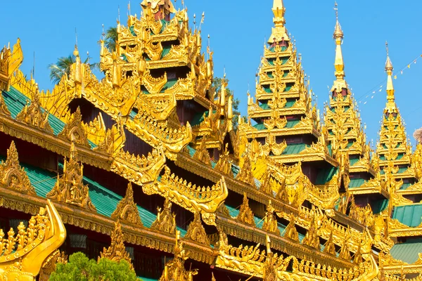 Shwedagon Paya, Yangon, myanmar. — Stockfoto