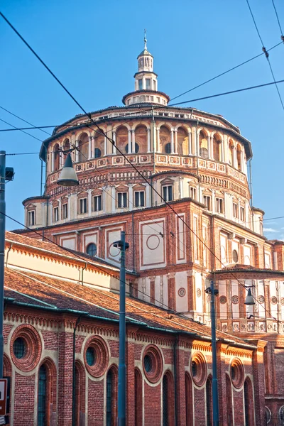 Kostel santa maria delle grazie, Milán, Itálie, — Stock fotografie