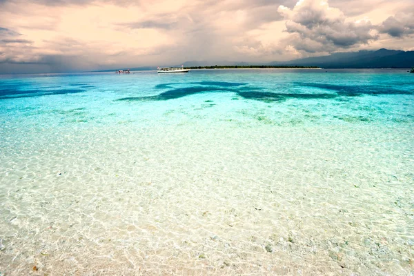 열 대의 해변 — 스톡 사진