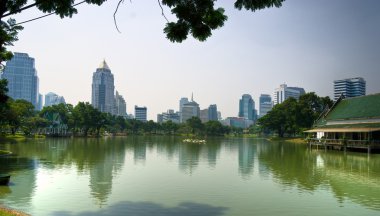 Lumpini Parkı, Bangkok, Tayland.