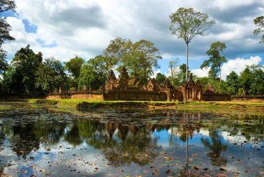 banteay srei, angkor, Kamboçya.