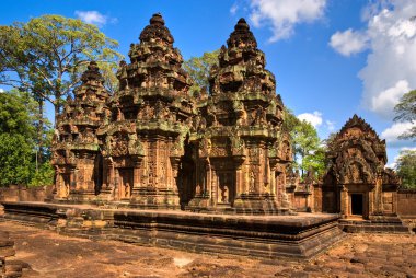 banteay srei, angkor, Kamboçya.