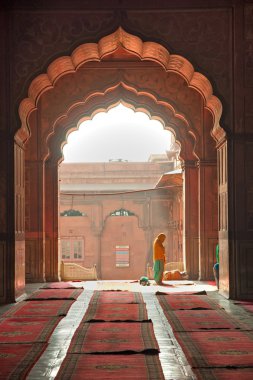 jama Mescidi Camii, eski delhi, Hindistan dua.