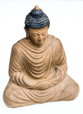 Buda bronz heykel yakın çekim resim.