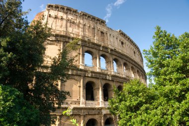 görkemli Kolezyum, Roma, İtalya.