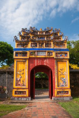 giriş Kalesi, hue, vietnam.