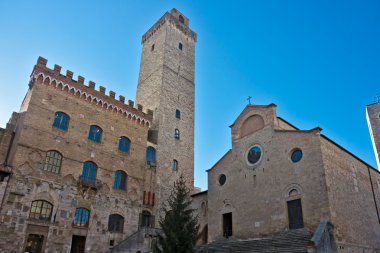 Görünüm, san gimignano, Toskana, İtalya.