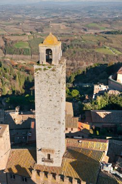 Görünüm, san gimignano, Toskana, İtalya.