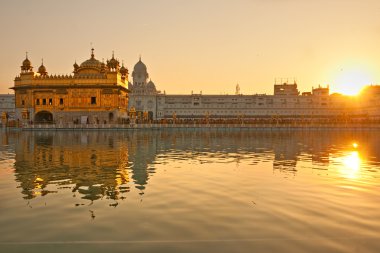Amritsar 'daki Altın Tapınak, Punjab, Hindistan.