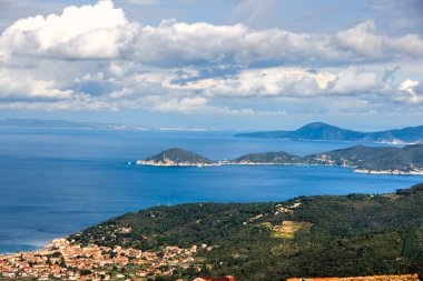 elba Adası güzel sahilleri.