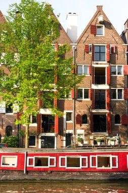 Amsterdam, kanal ve tekne-evi