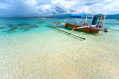gili meno, Endonezya, güzel deniz.