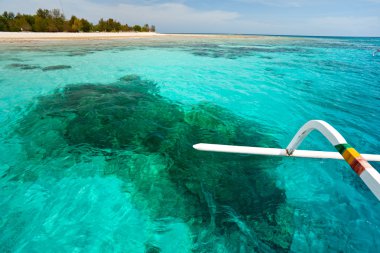 gili meno, Endonezya, güzel deniz.