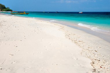 gili meno, Endonezya, güzel deniz.
