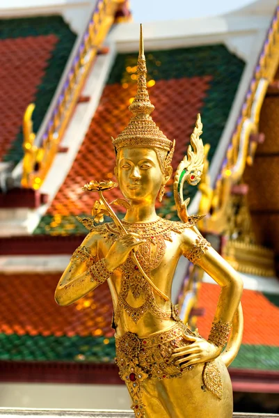 Wat Phra Kaeo Temple, Bangkok, Tailândia . — Fotografia de Stock