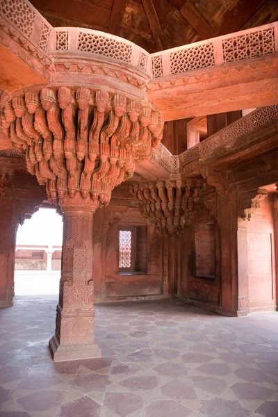 Arquitetura Indiana em Fatehpur Sikri. Rajasthan, Índia . — Fotografia de Stock