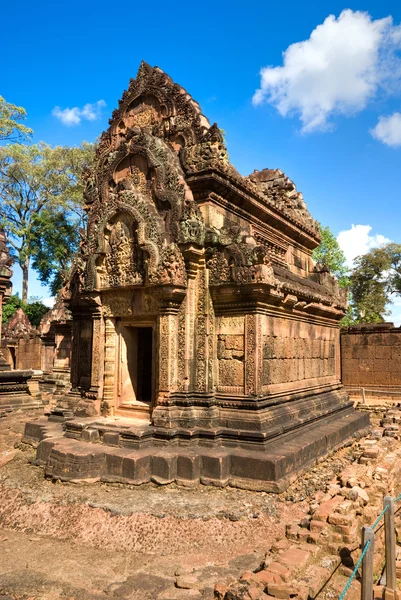 Banteay srei, angkor, Kambodža. — Stock fotografie