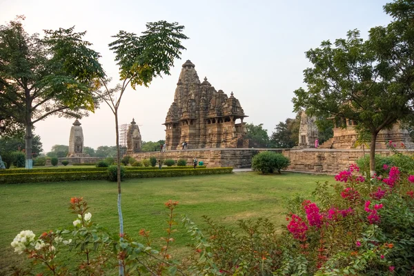 Chrám v khajuraho. — Stock fotografie