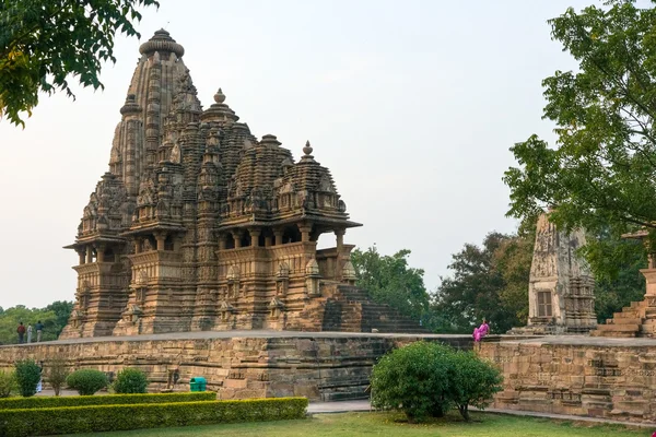 Chrám v khajuraho. — Stock fotografie