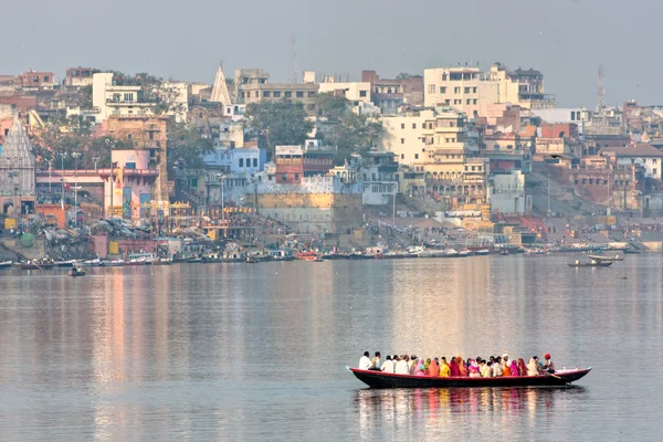 Blick auf Varanasi, uttar pradesh, Indien. — Stockfoto