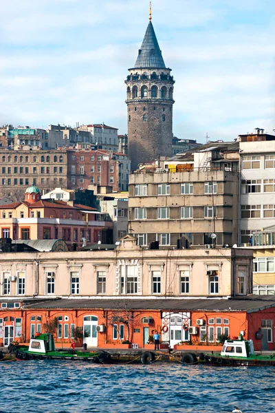 Galata Tower, Istanbul, Turecko. — Stock fotografie