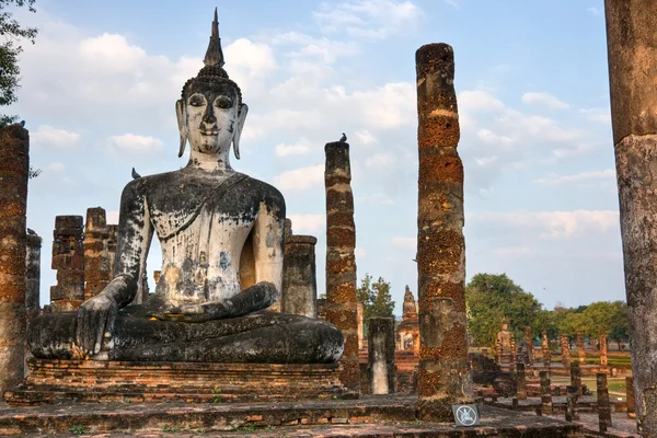 Wat Mahathat, Sukhothai, Thailand, — Stockfoto