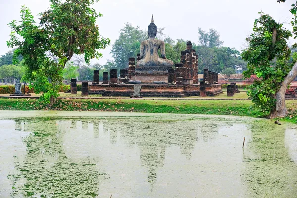 Wat Mahathat, Sukhothai, Thailandia , — Foto Stock