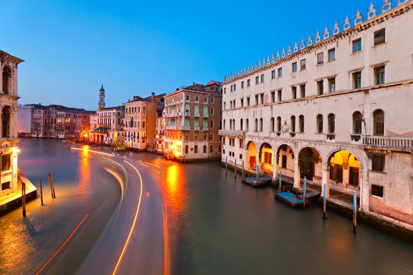 Veneza, Vista da Ponte Rialto . — Fotografia de Stock