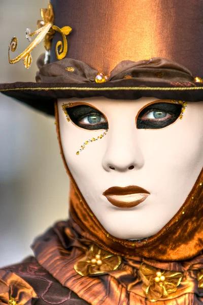 Maschera di Venezia, Carnevale . — Foto Stock