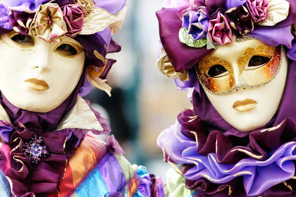 Venezianische Masken, Karneval. — Stockfoto