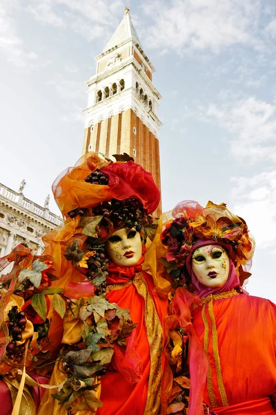 Máscaras de Veneza, Carnaval . — Fotografia de Stock