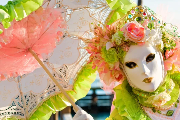 Máscara de Veneza, Carnaval . — Fotografia de Stock