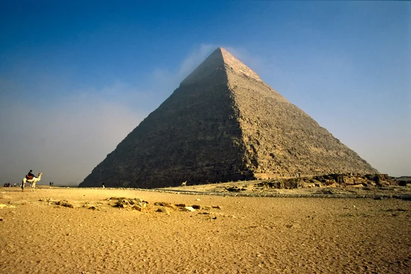 De chefren piramide, giza, Egypte. — Stockfoto