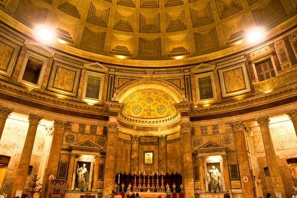 Inside the Pantheon, Rome, Italy. — Stock Photo, Image