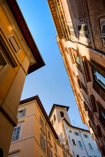 Ευρεία γωνία προβολής της στέγης της Ρώμης, Ιταλία. — Φωτογραφία Αρχείου