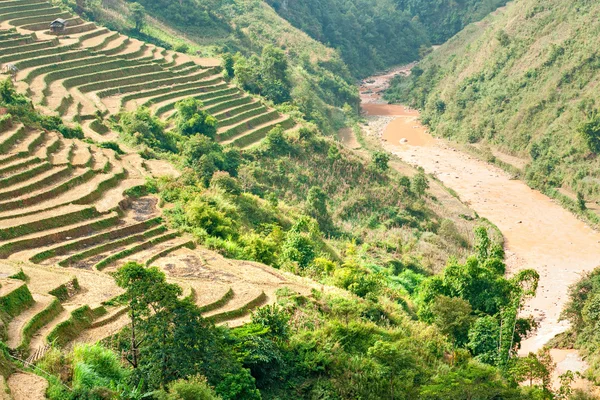 Kuzey Vietnamlılar peyzaj. — Stok fotoğraf