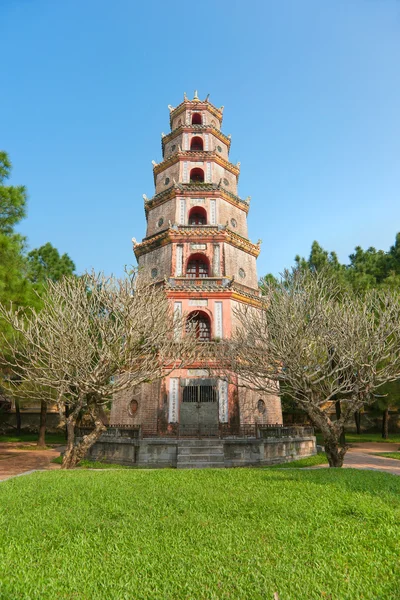 Thien mu pagoda, hue, Wietnam. — Zdjęcie stockowe