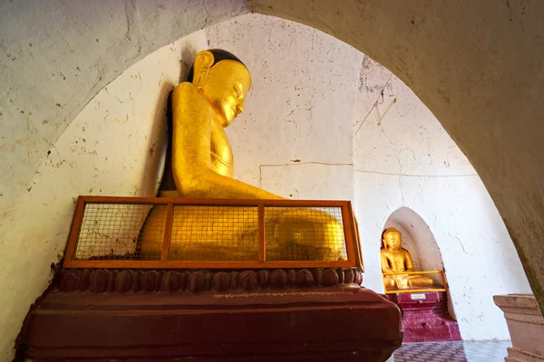 Bagan w zachód słońca, myanmar. — Zdjęcie stockowe