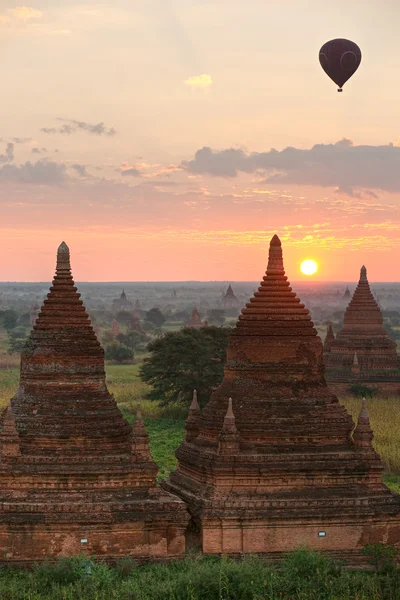 Bagan at Sunset, Myanmar. — Stock Photo, Image