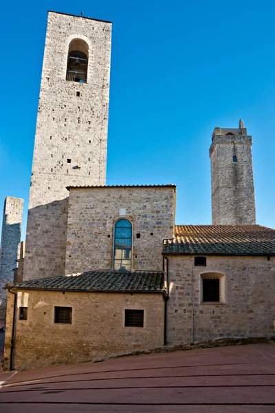 Görünüm, san gimignano, Toskana, İtalya. — Stok fotoğraf