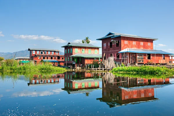 Inle lake, Myanmar. — Stockfoto