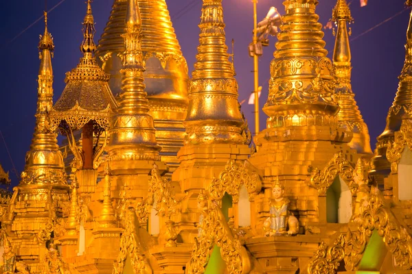Shwedagon paya, Rangun, myanmar. —  Fotos de Stock