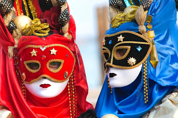 Venetië masker, carnaval. — Stockfoto