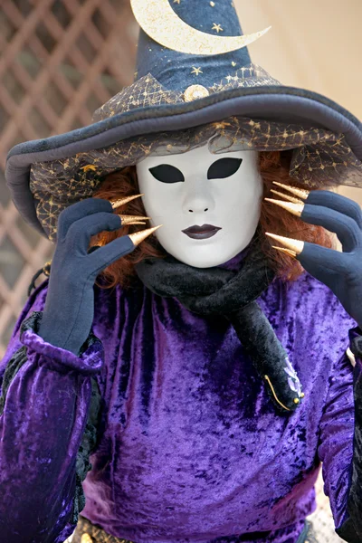 Venetië masker, carnaval. — Stockfoto