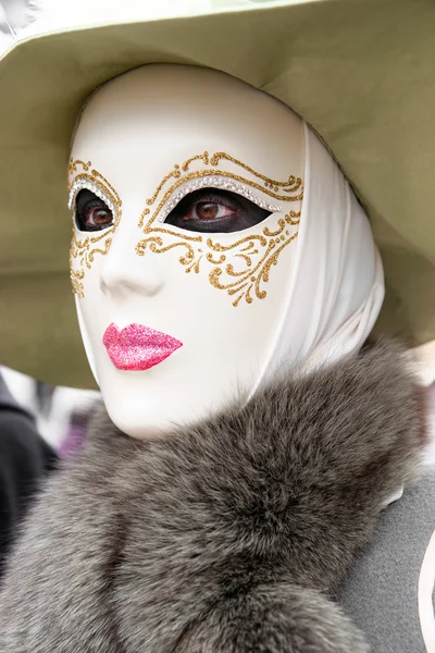 Maschera di Venezia, Carnevale . — Foto Stock