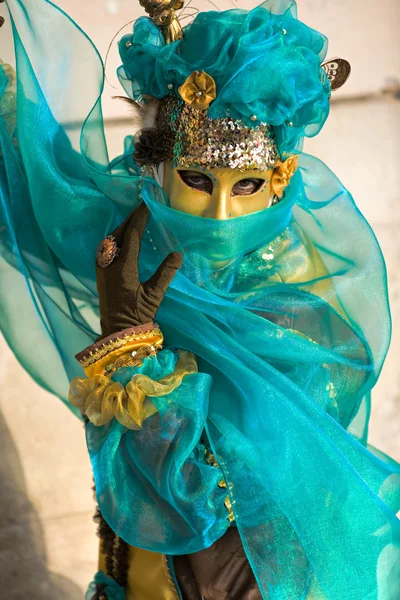 Máscaras de Venecia, Carnaval 2009 . —  Fotos de Stock
