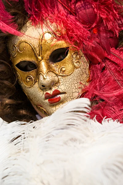 Venezianische Maske, Karneval. — Stockfoto