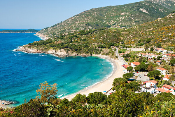 Cavoli beach, Elba island.